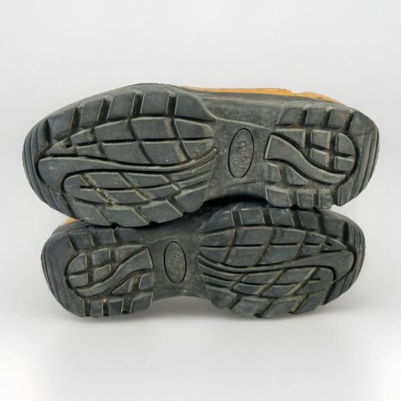 ROPER Leather Ostrich Print Shoes Clogs Womens Size 7.5 Tan Slip On - Picture 7 of 7